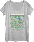 Ladies Teenage Mutant Ninja Turtles Scoopneck Shirt product image 1