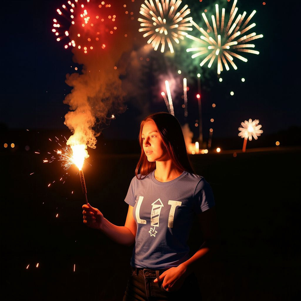 Lit Firework Women's T Shirt product image 6
