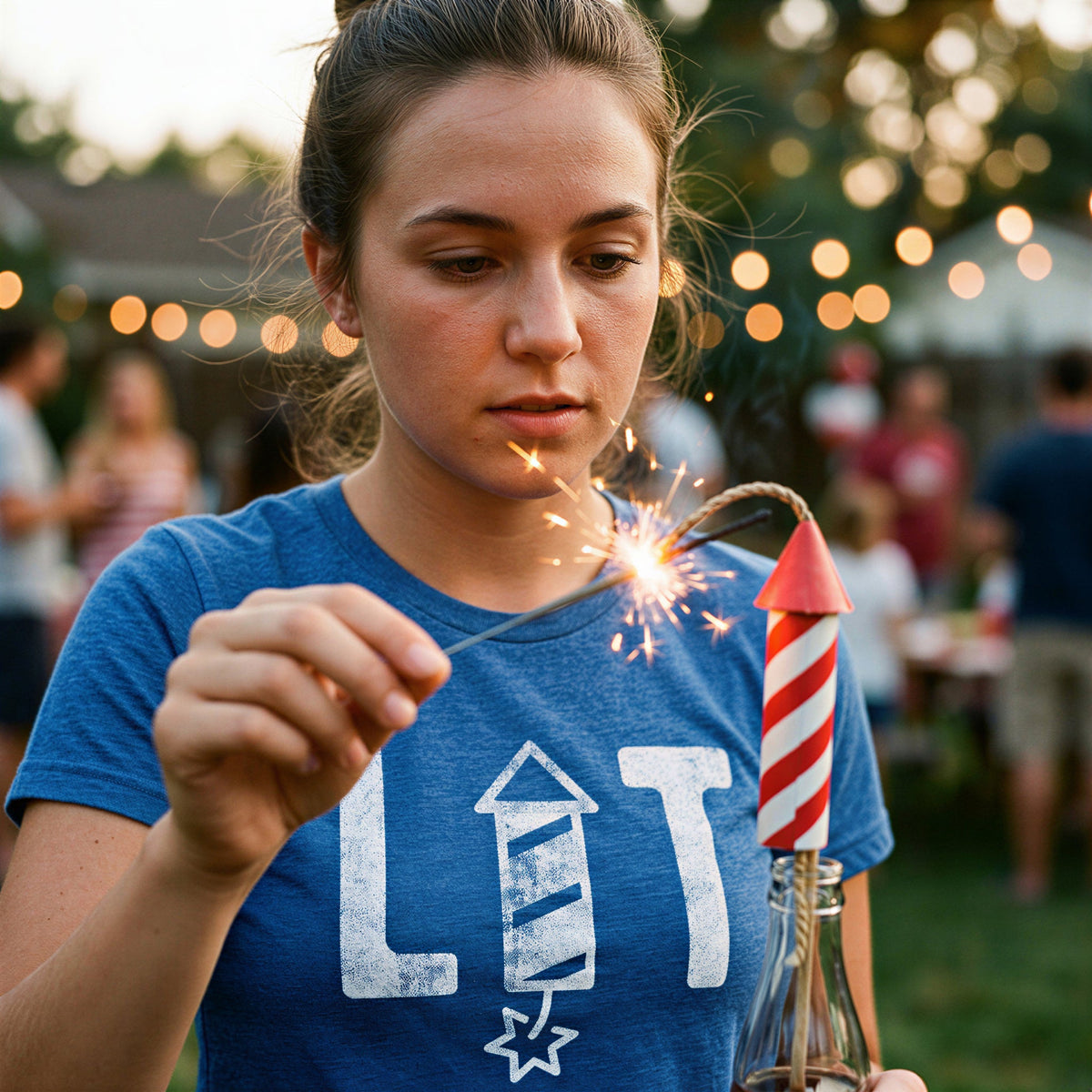 Lit Firework Women's T Shirt product image 5