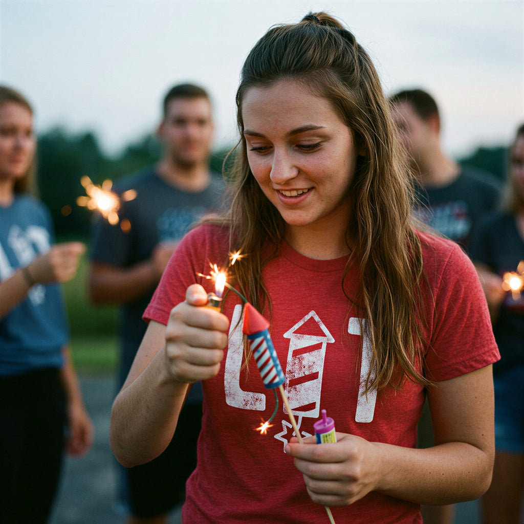 Lit Firework Women's T Shirt product image 9