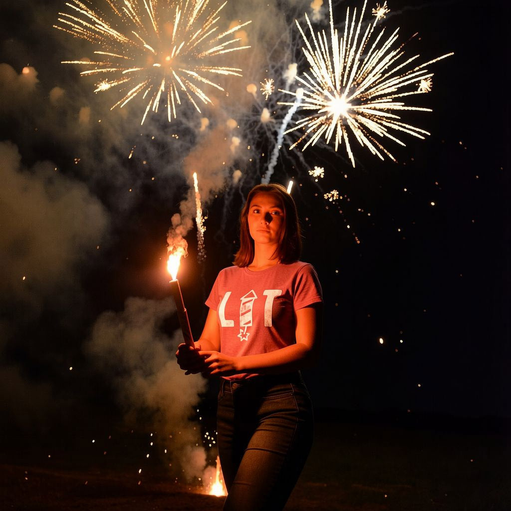 Lit Firework Women's T Shirt product image 7