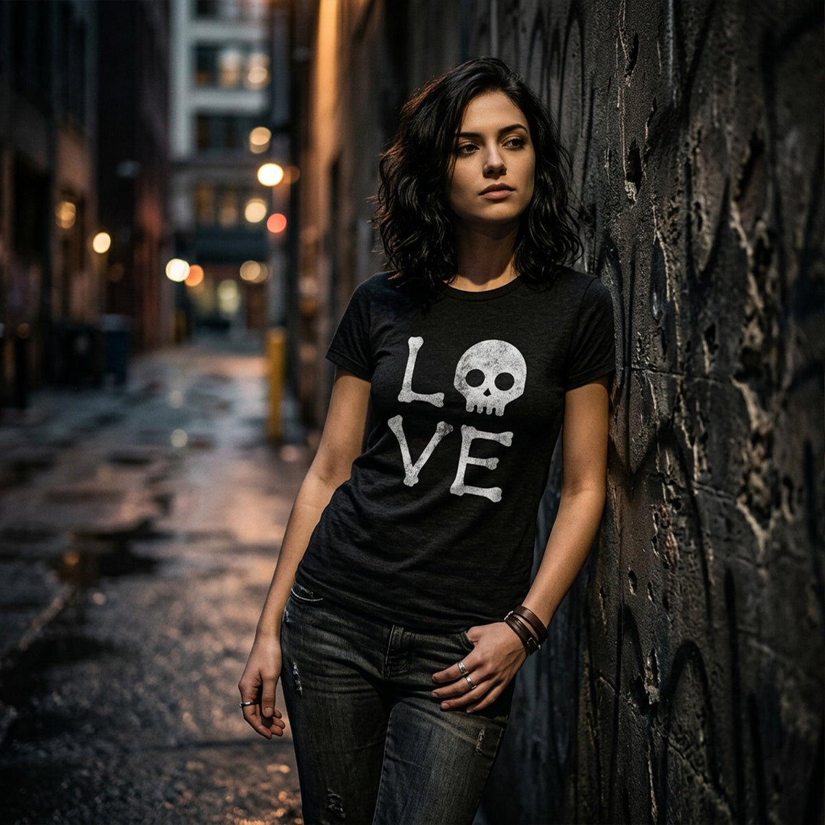 Love Skull Women's T Shirt product image 5