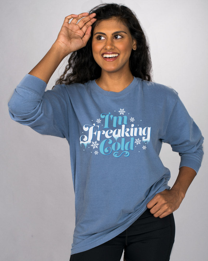 I'm Freaking Cold Long Sleeve product image 3
