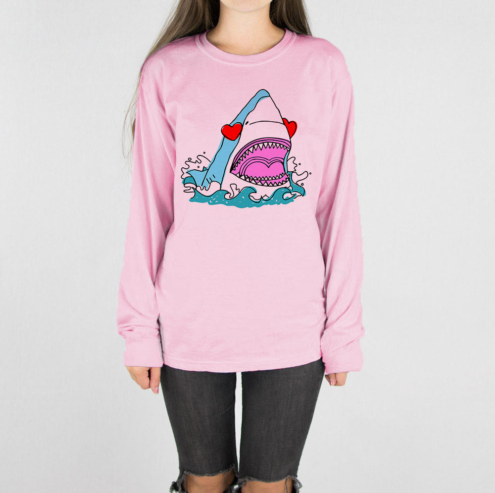 Love Shark Heart Long Sleeve Tee product image 2