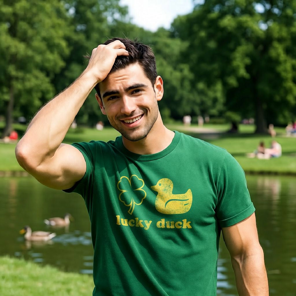 Lucky Duck Men's T Shirt product image 2