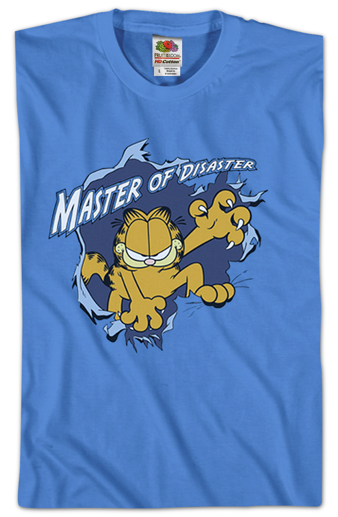 Master Of Disaster Garfield T-Shirt product image 2
