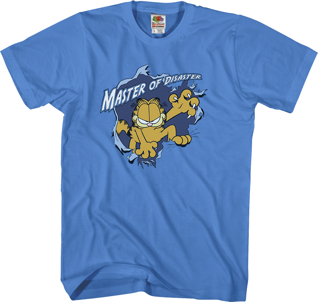 Master Of Disaster Garfield T-Shirt product image 1