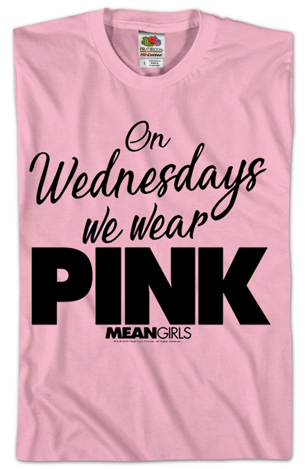Mean Girls On Wednesdays We Wear Pink T-Shirt product image 2