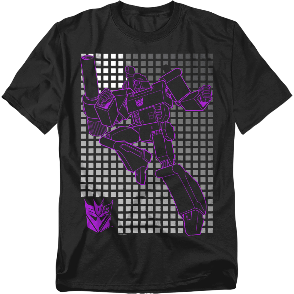 Megatron Grid Transformers T-Shirt product image 1