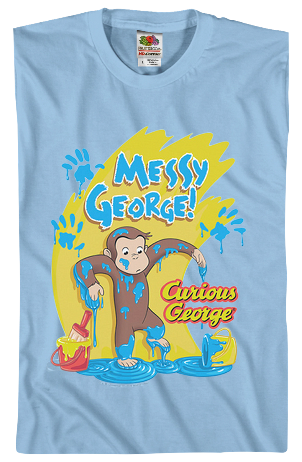 Messy Curious George T-Shirt product image 2