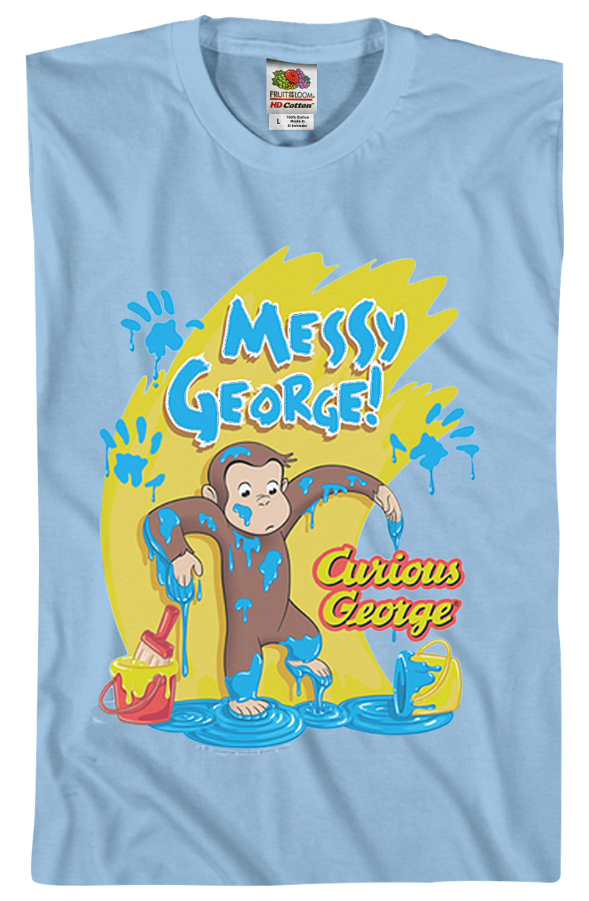 Messy Curious George T-Shirt product image 2