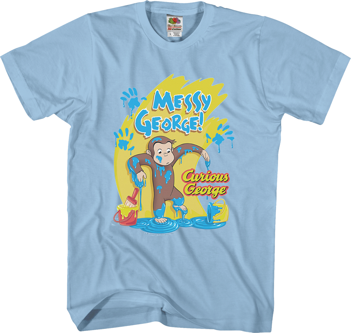 Messy Curious George T-Shirt product image 1