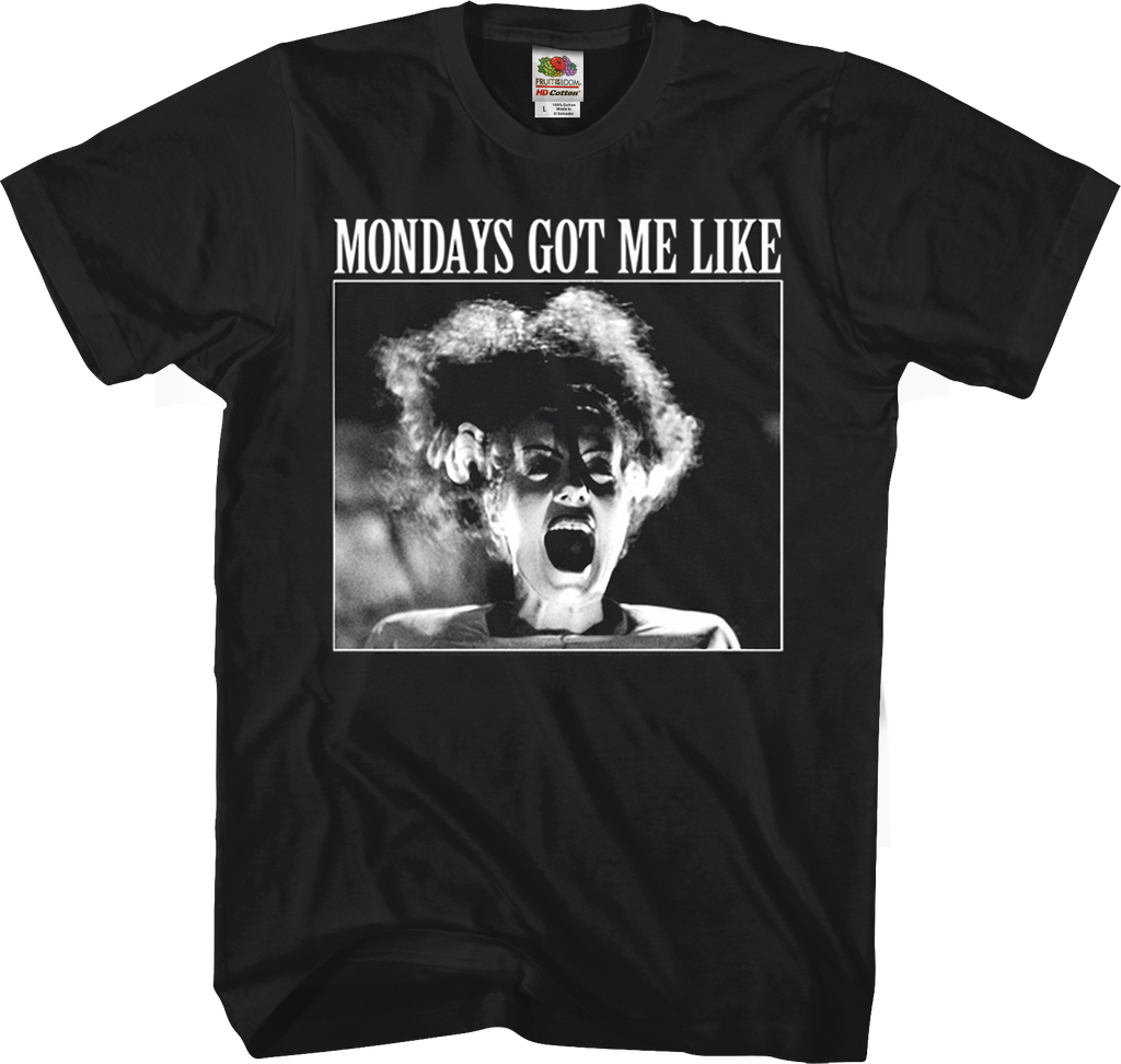 Mondays Got Me Like Bride Of Frankenstein T-Shirt product image 1