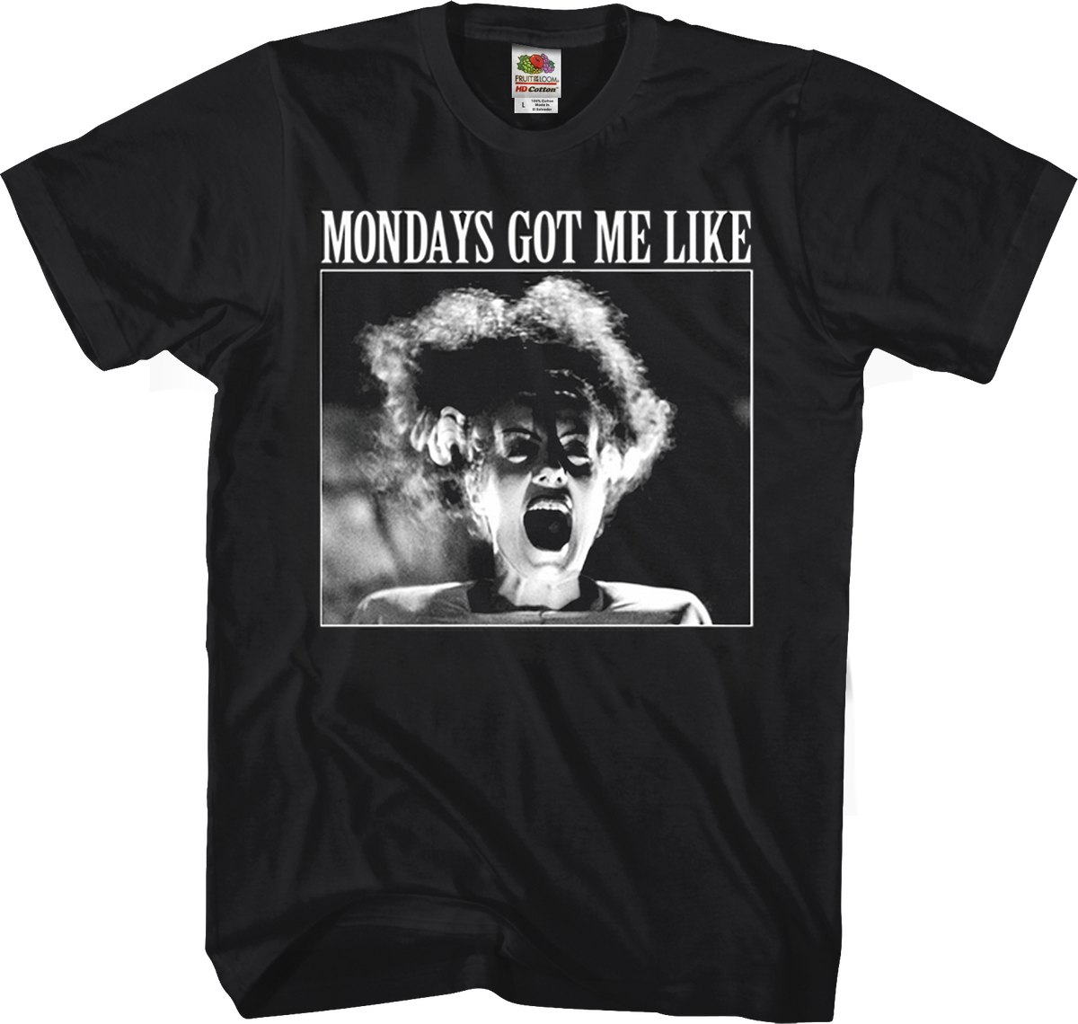 Mondays Got Me Like Bride Of Frankenstein T-Shirt product image 1