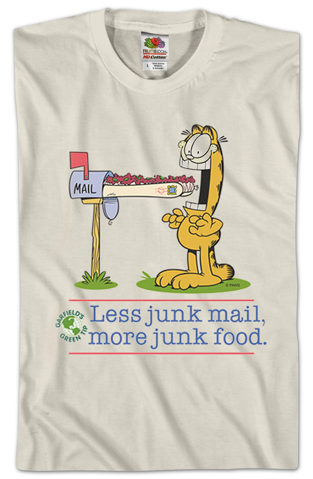More Junk Food Garfield T-Shirt product image 2