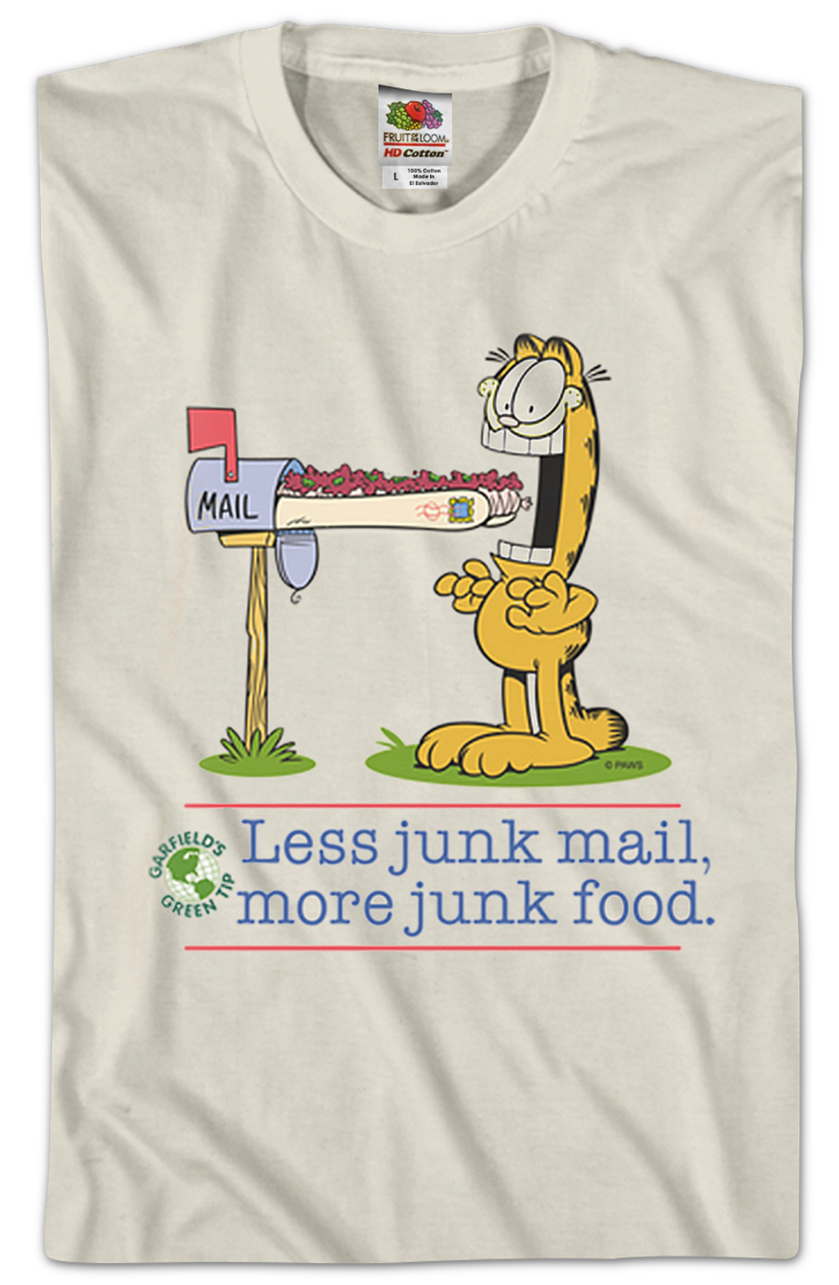 More Junk Food Garfield T-Shirt product image 2