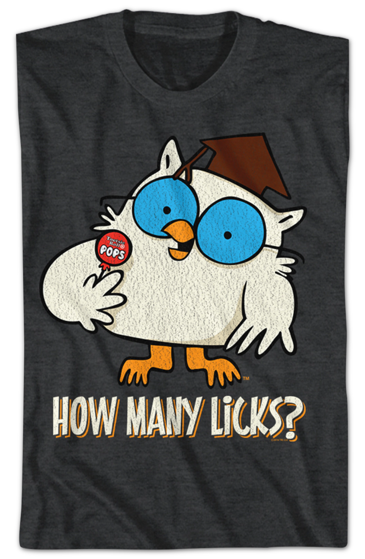 Mr. Owl How Many Licks Tootsie Pop T-Shirt product image 2