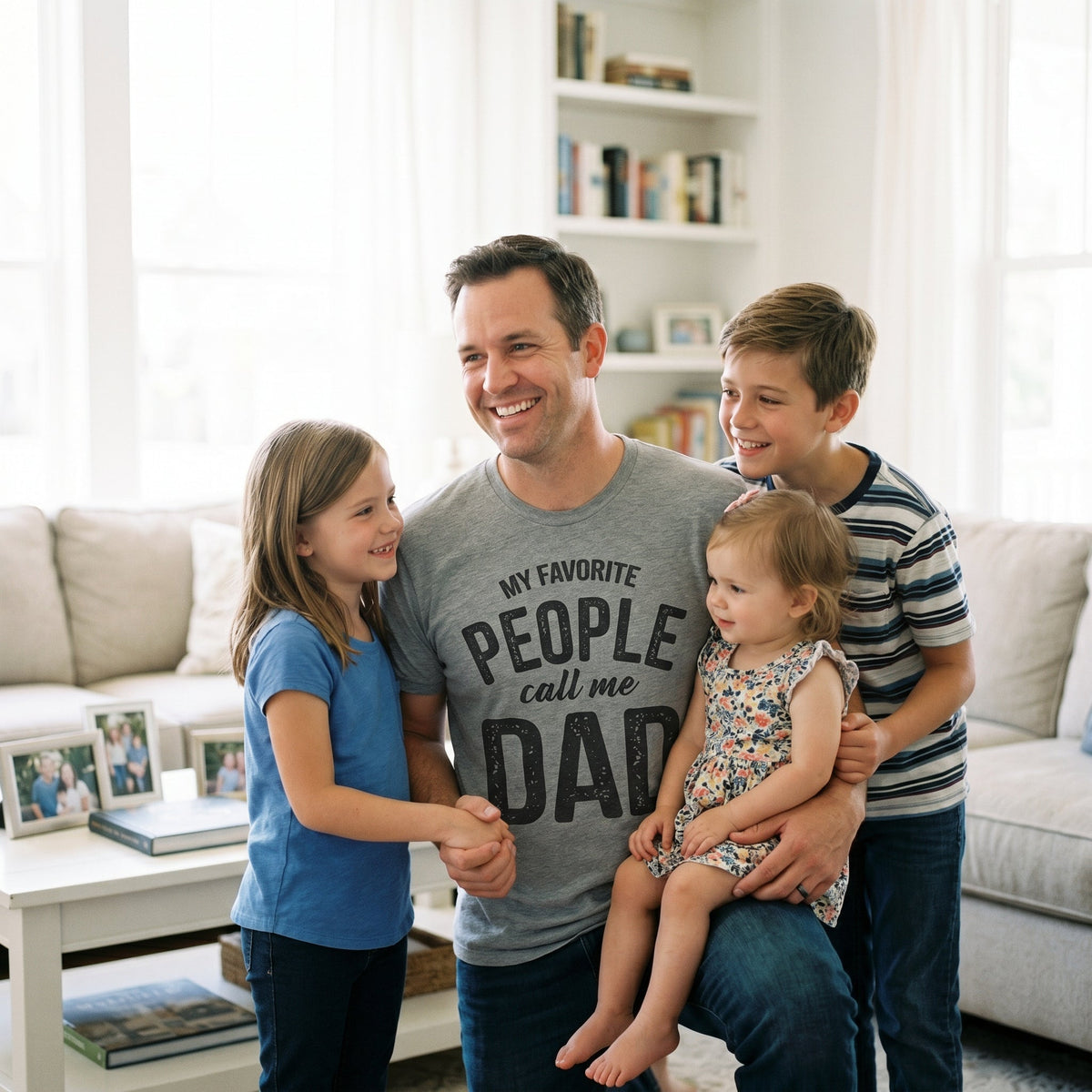 My Favorite People Call Me Daddy Men's T Shirt product image 5