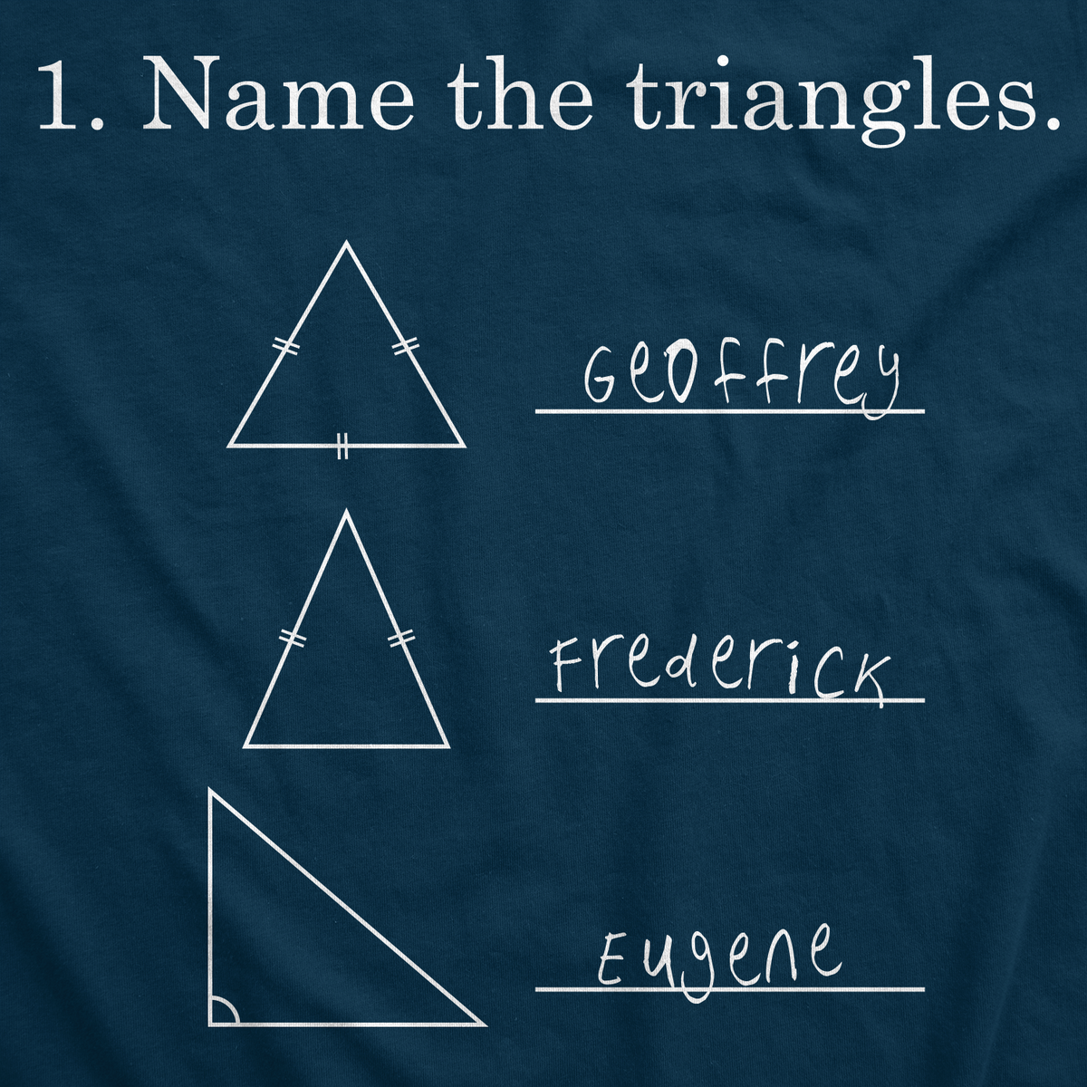 Name The Triangles Youth T Shirt product image 2