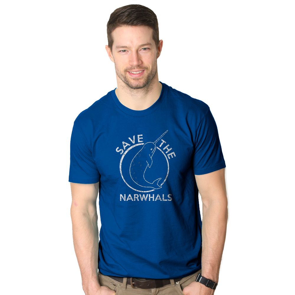 Save The Narwhals Men's T Shirt product image 2