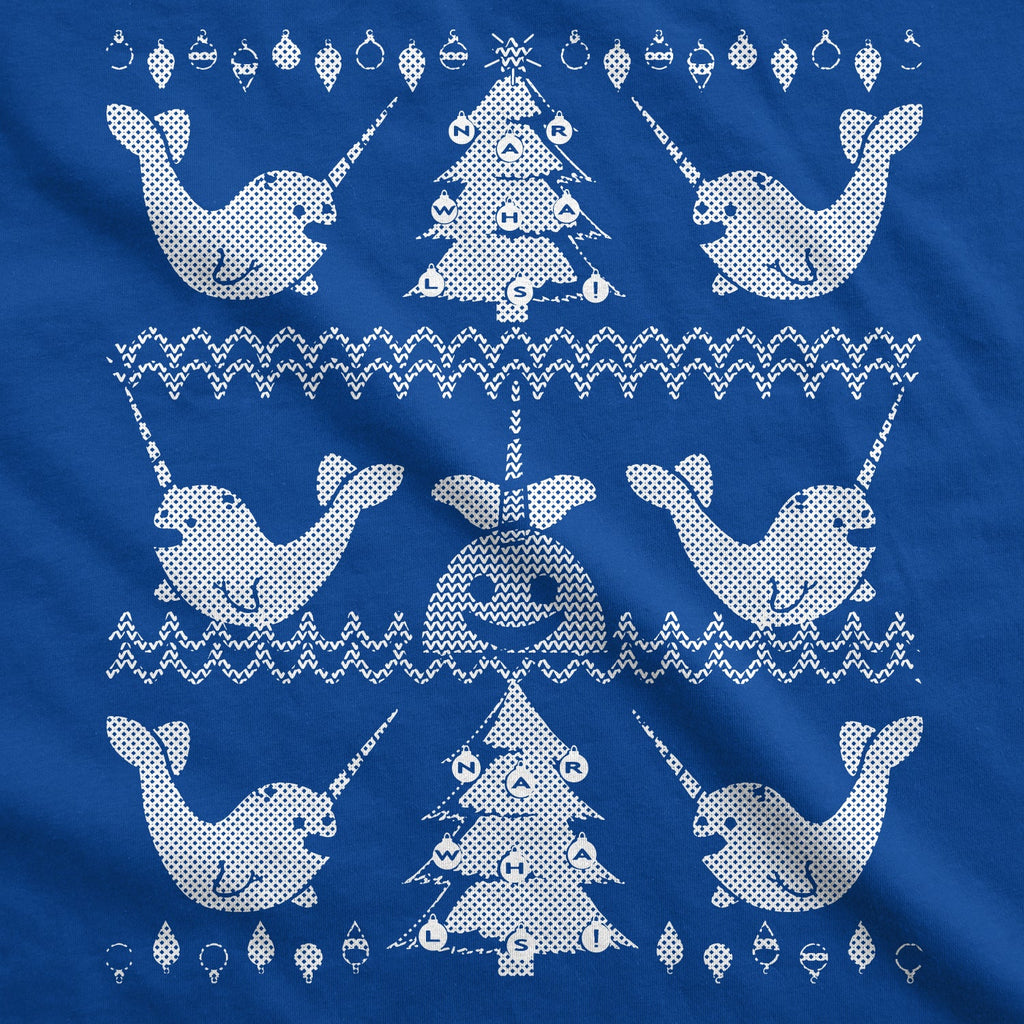 Narwhal Ugly Christmas Sweater Men's T Shirt product image 3