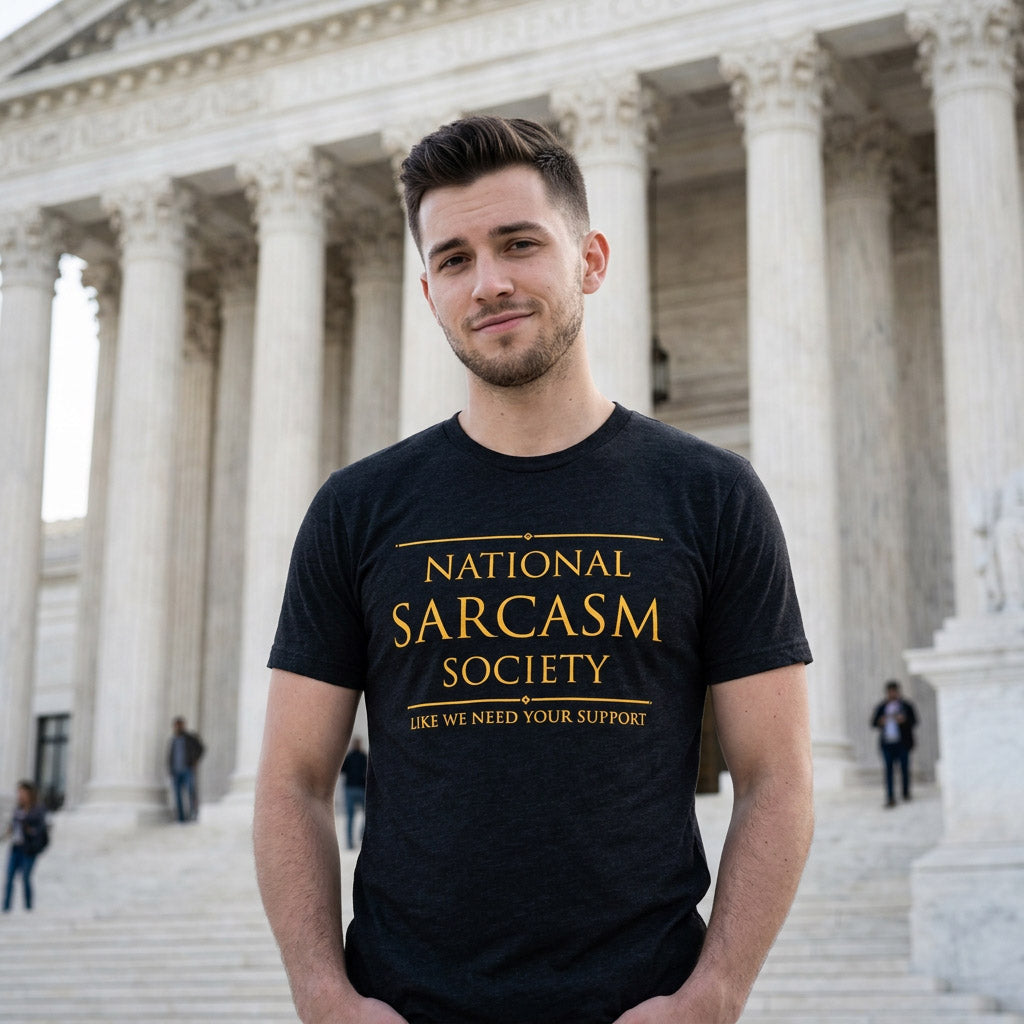 National Sarcasm Society Men's T Shirt product image 2