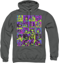 Neon Pop Art Robot Collage Transformers Hoodie product image 1