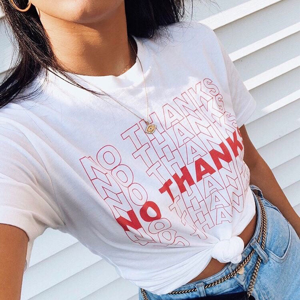No Thanks Bag Shirt