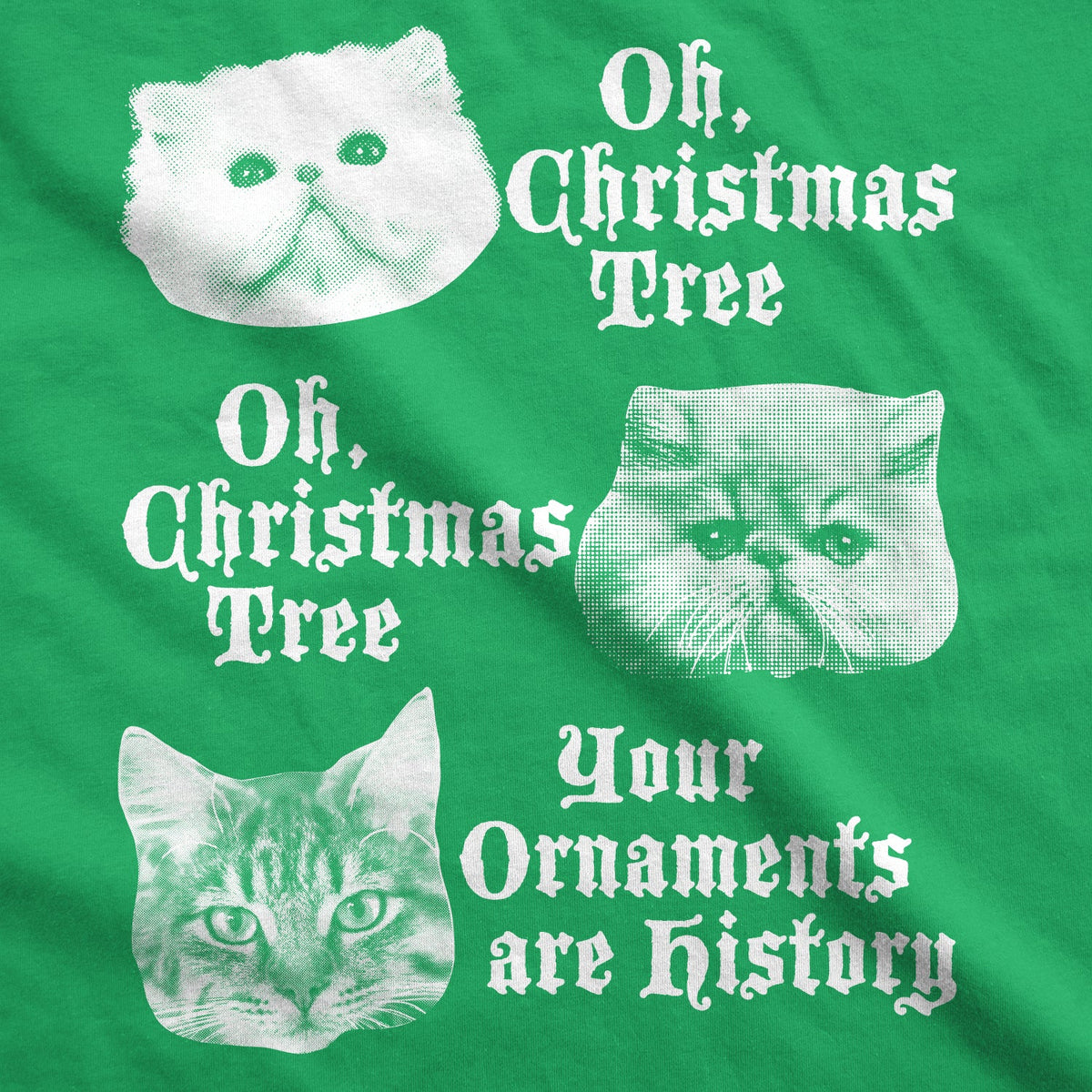 Oh Christmas Tree Your Ornaments Are History Men's T Shirt product image 2