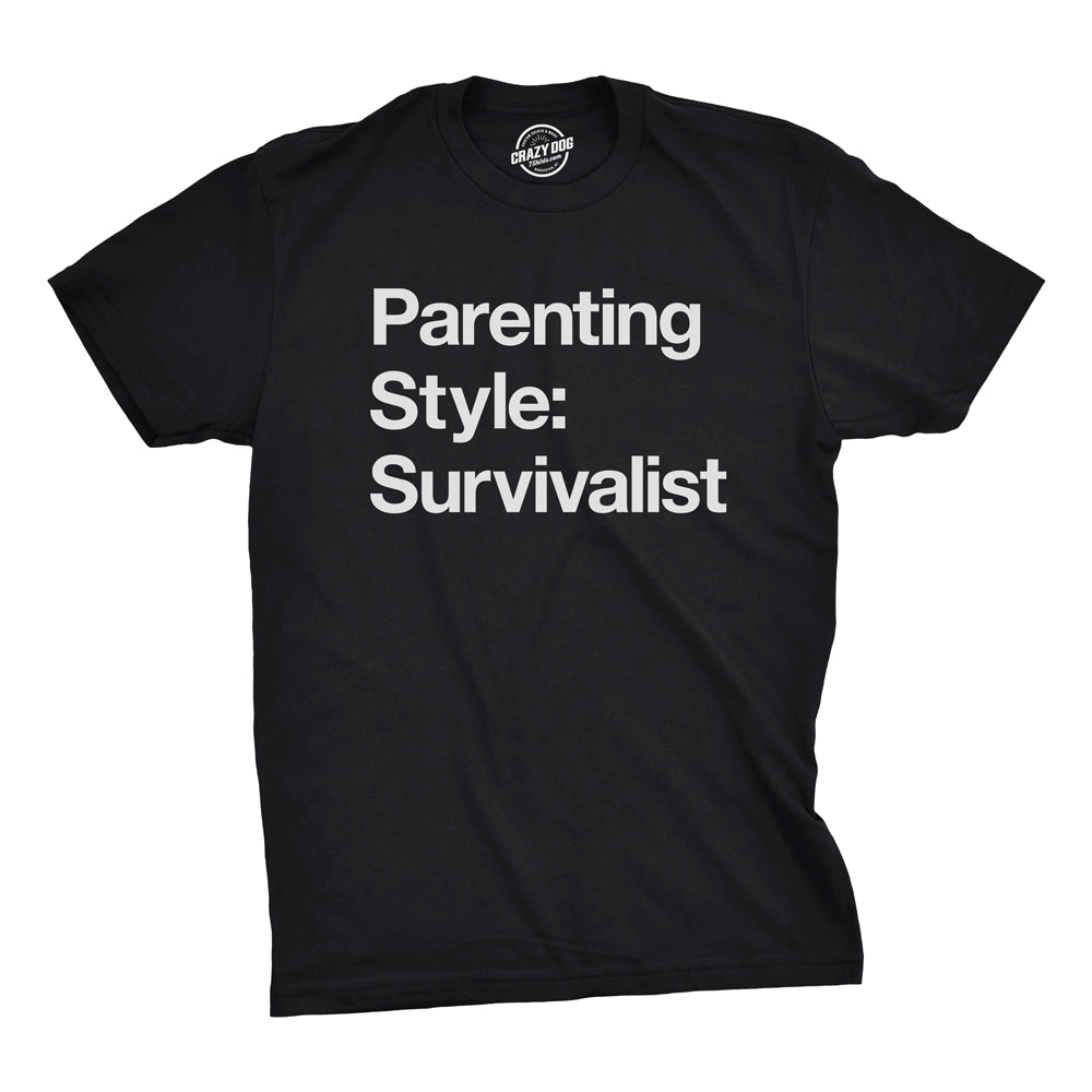Parenting Style: Survivalist Men's T Shirt product image 1