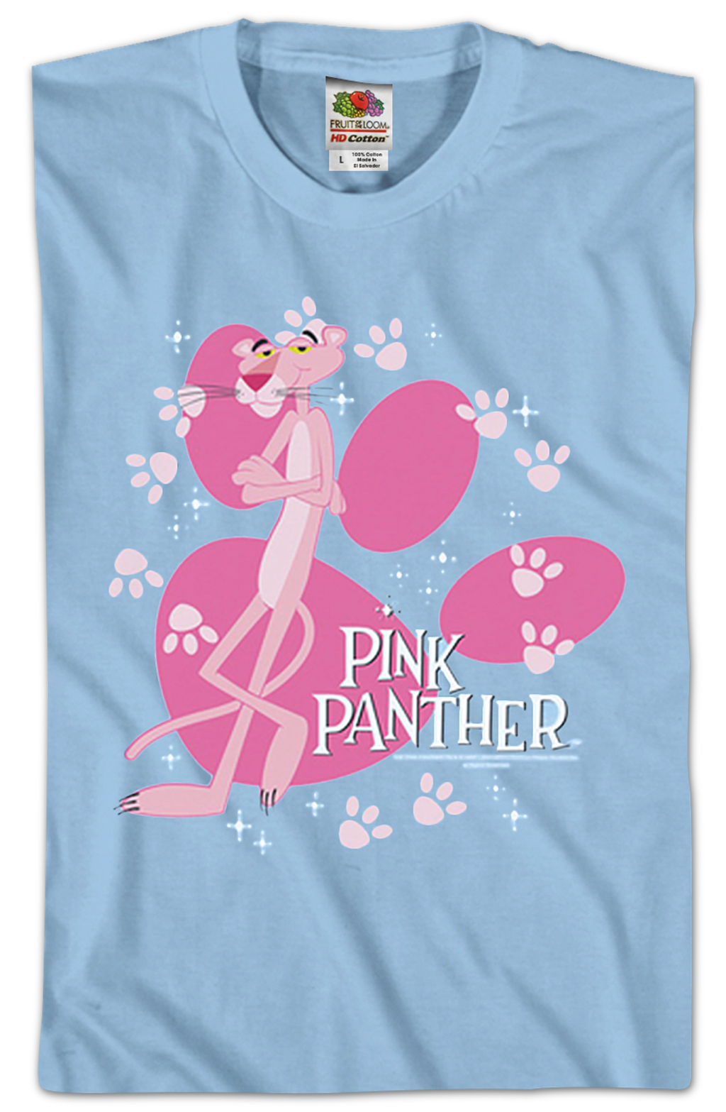 Paw Prints Pink Panther T-Shirt product image 2