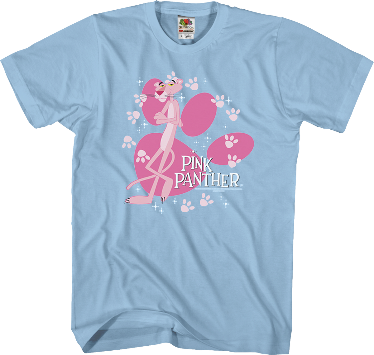 Paw Prints Pink Panther T-Shirt product image 1