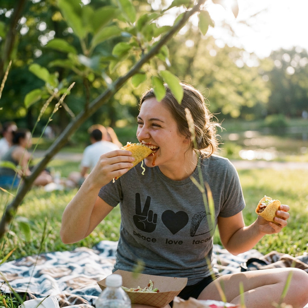 Peace Love Tacos Women's T Shirt product image 4