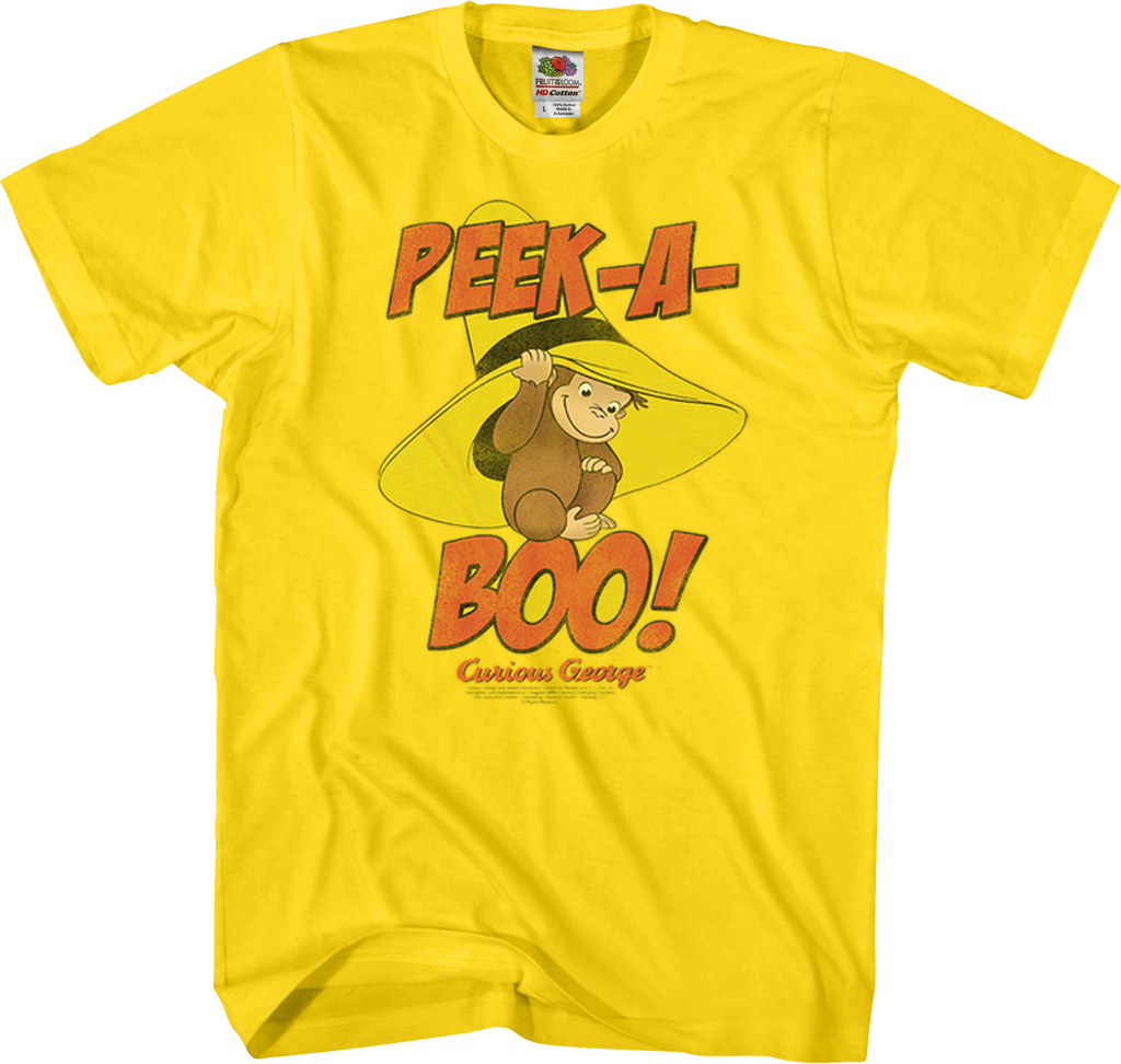 Peek-A-Boo Curious George T-Shirt product image 1