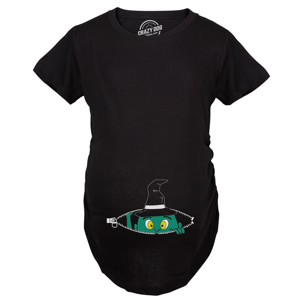 Peeking Witch Maternity T Shirt product image 2