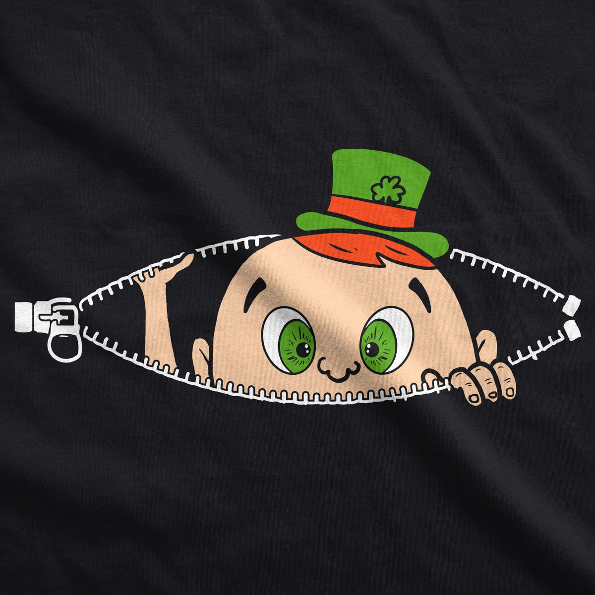 Peeking St. Pattie's Day Baby Maternity T Shirt product image 2