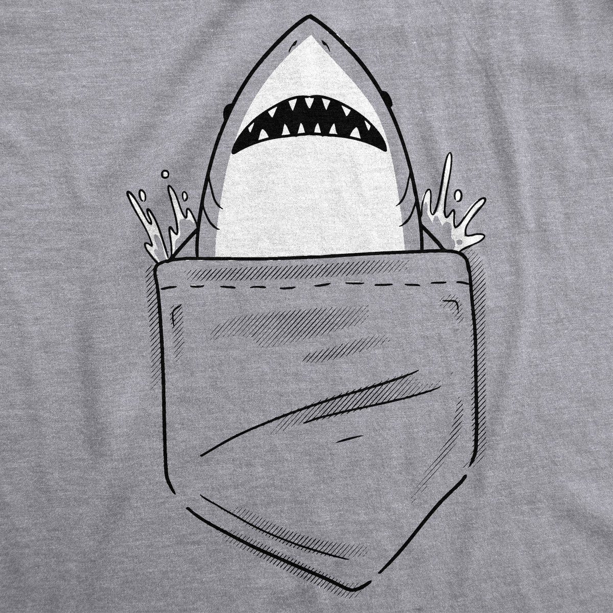 Pocket Shark Women's T Shirt product image 2