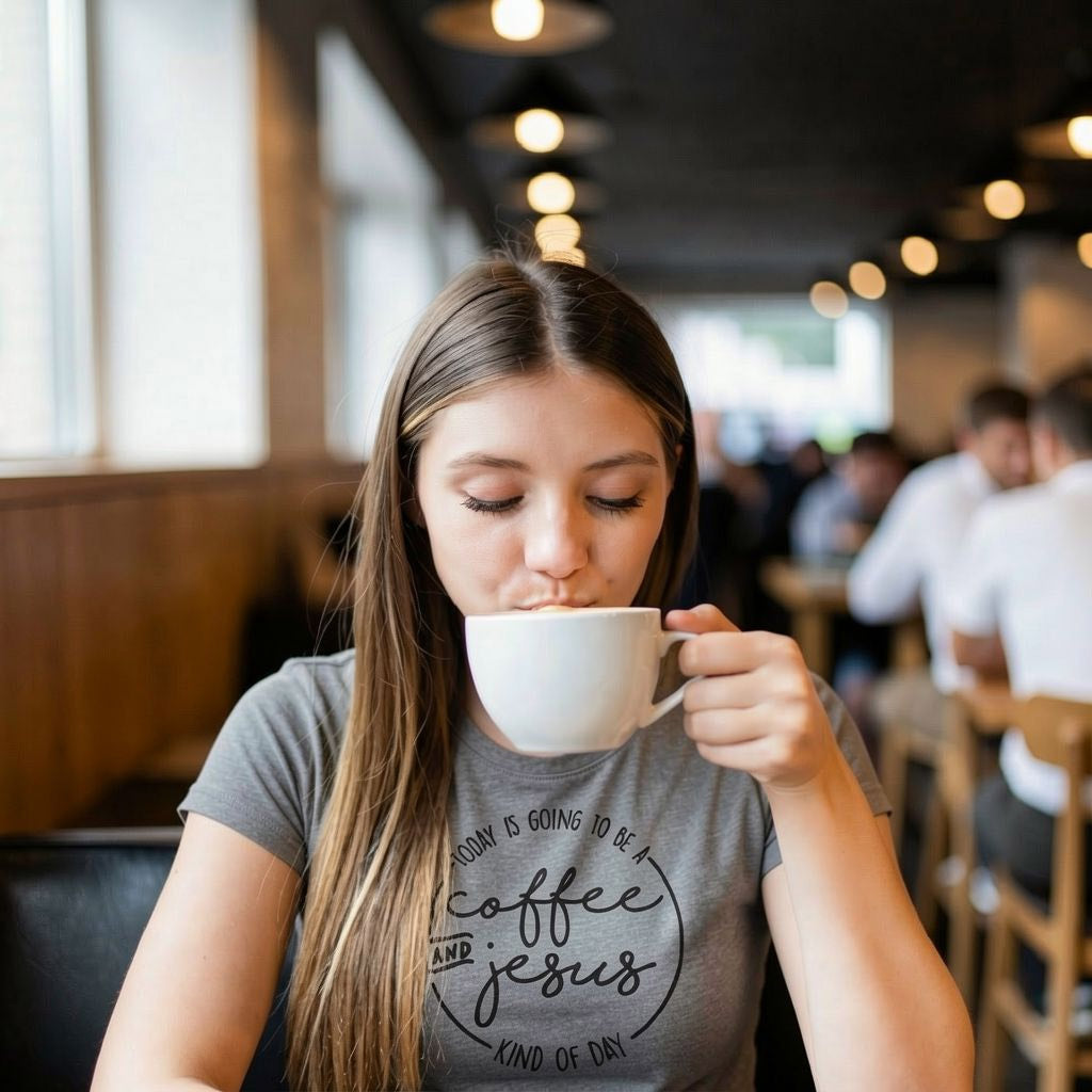 Coffee And Jesus Women's T Shirt product image 6