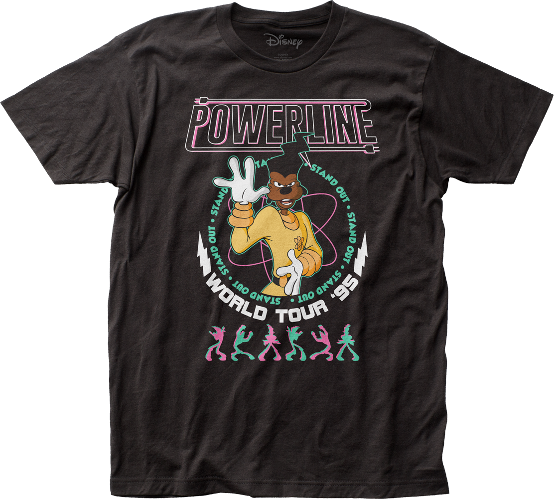 Powerline World Tour Goofy Movie T-Shirt product image 1