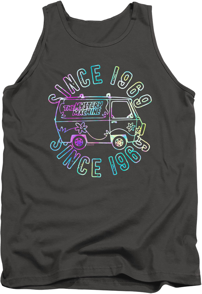 Psychedelic Mystery Machine Scooby-Doo Tank Top