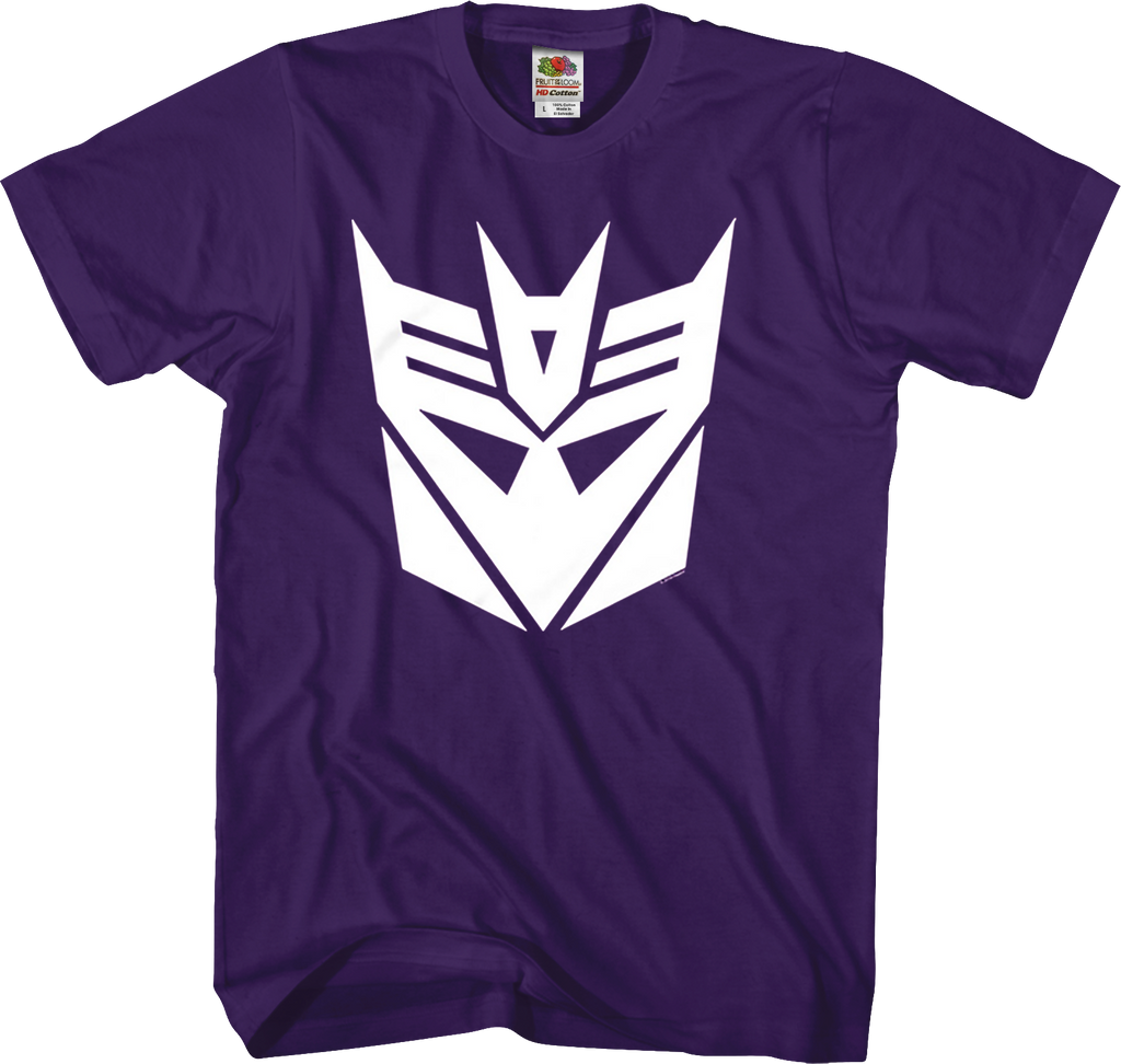 Purple Decepticons Logo Transformers T-Shirt product image 1