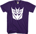 Purple Decepticons Logo Transformers T-Shirt product image 1