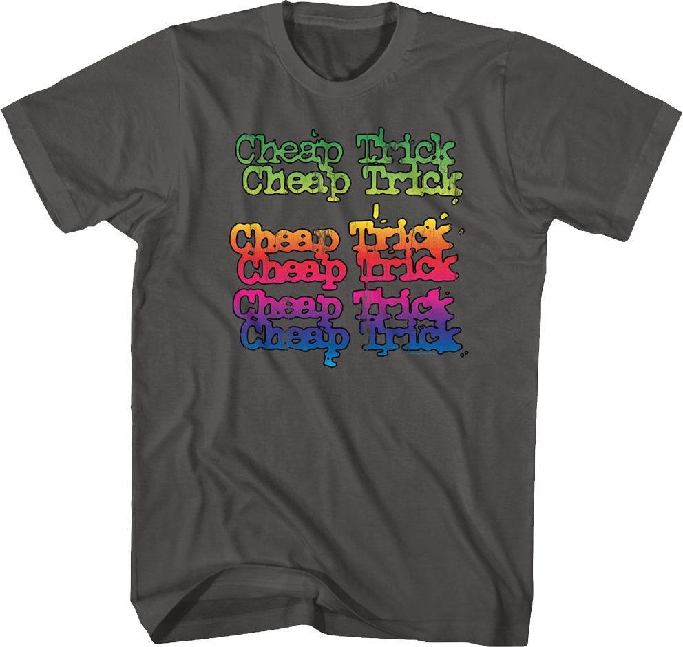 Rainbow Logo Cheap Trick T-Shirt product image 1