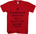 Red Boardwalk Lifestyle Monopoly T-Shirt product image 1