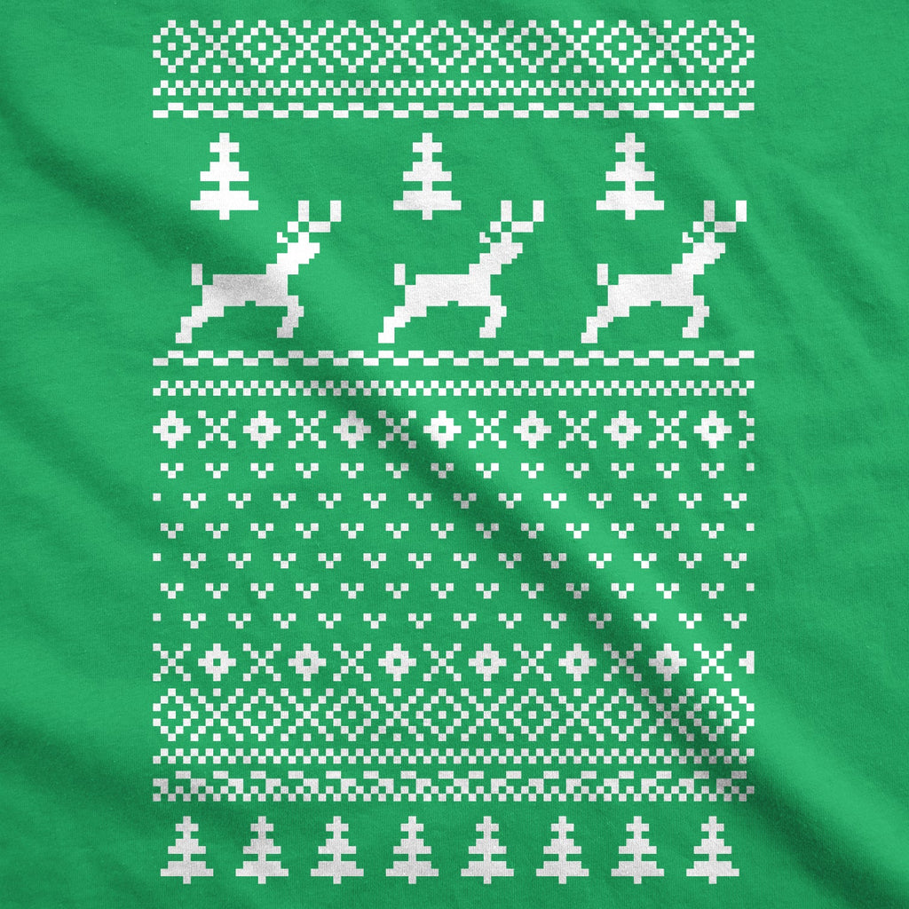 Reindeer Ugly Christmas Sweater Men's T Shirt product image 2