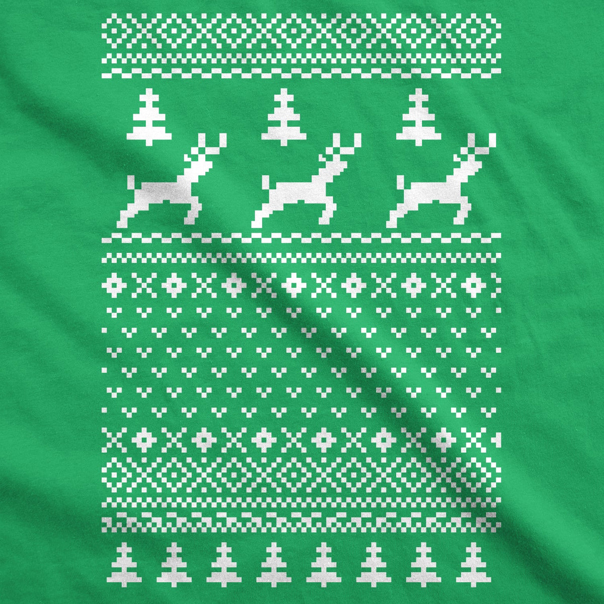 Reindeer Ugly Christmas Sweater Men's T Shirt product image 2