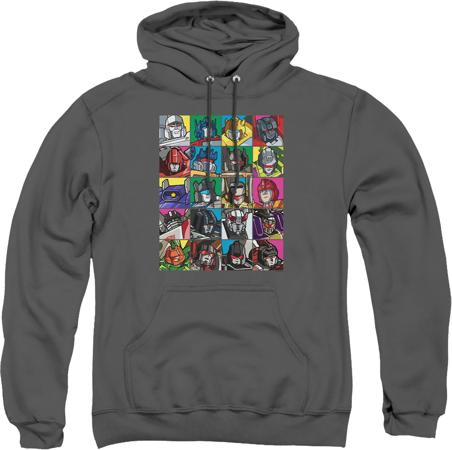 Robot Collage Transformers Hoodie product image 1