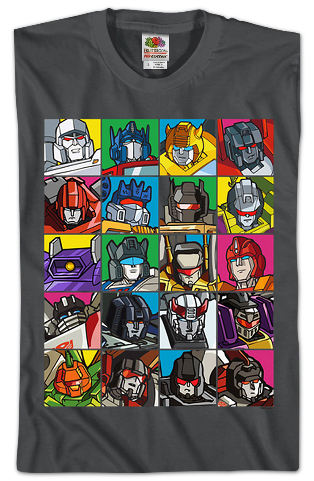 Robot Collage Transformers T-Shirt product image 2