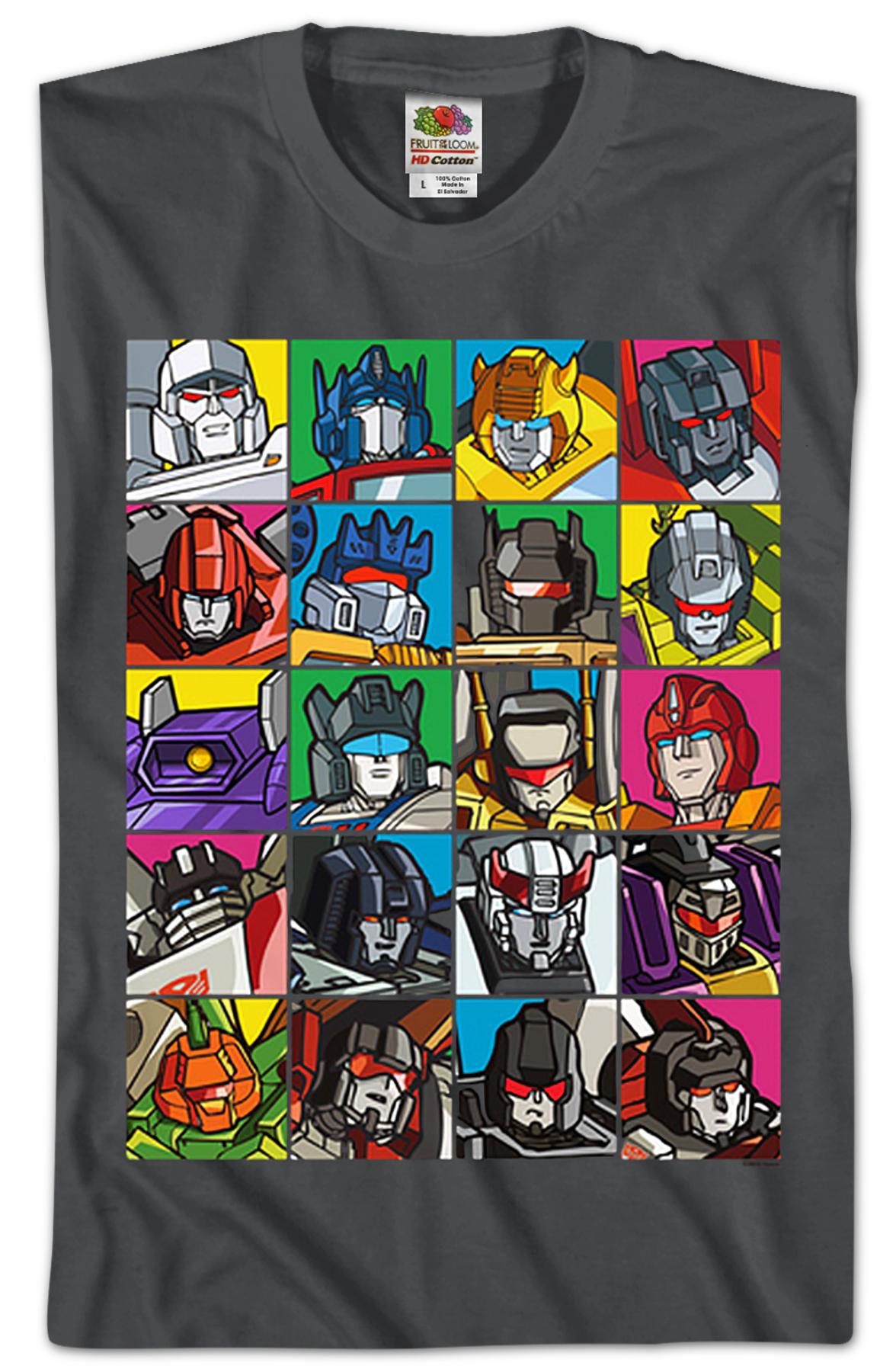Robot Collage Transformers T-Shirt product image 2