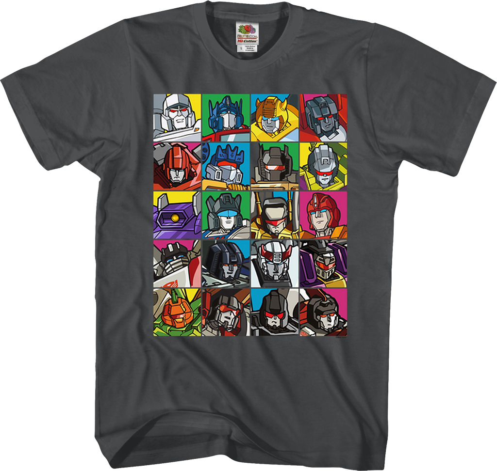 Robot Collage Transformers T-Shirt product image 1